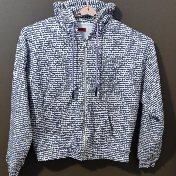 The Future Is On Mars Full Zip Sweatshirt Hoodie Hard To Find SIZE XL - Picture 7 of 8